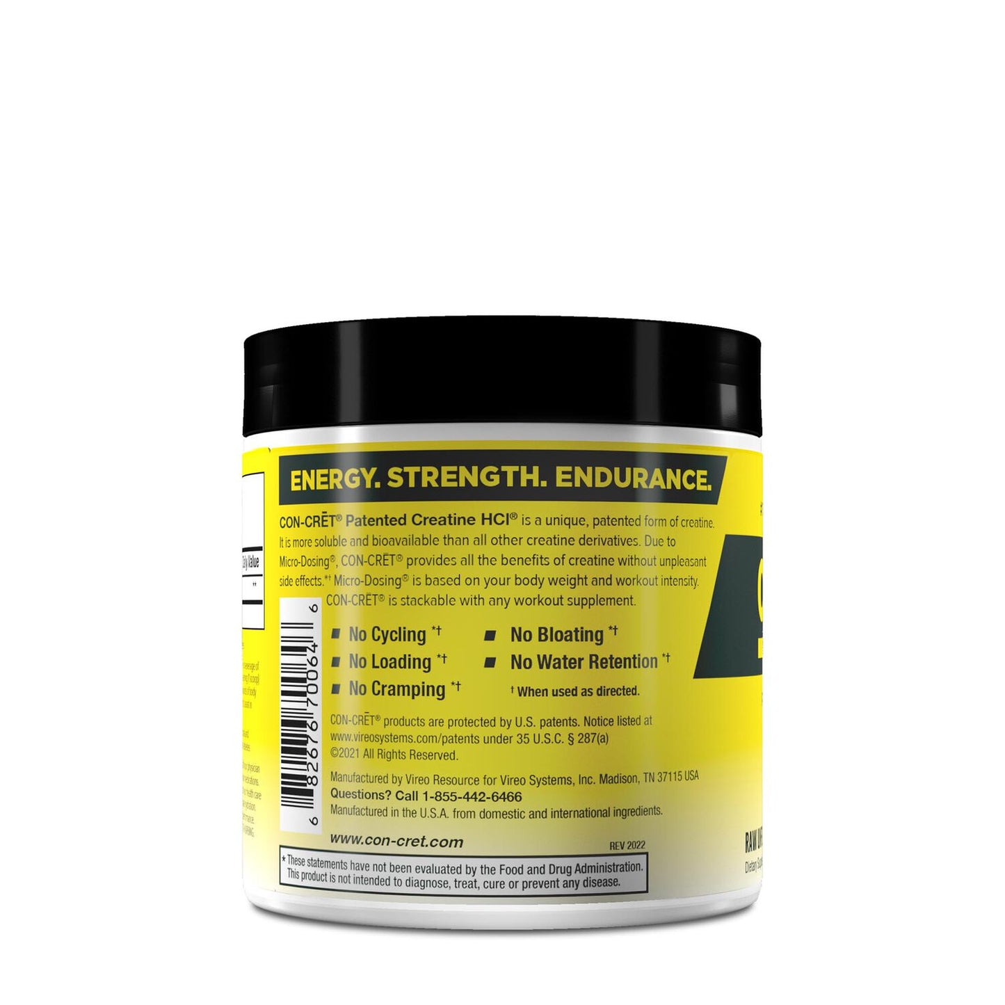 Con-Cret: Creatine HCL - Spacecitysupplements