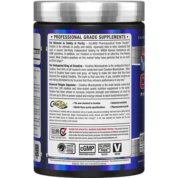 Creatine Monohydrate Powder: 400g (80 Servings) - Spacecitysupplements