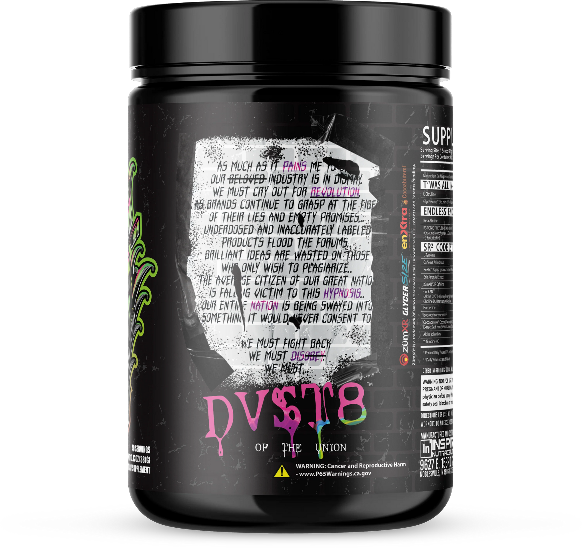 DVST8: of the Union Pre-Workout - Spacecitysupplements