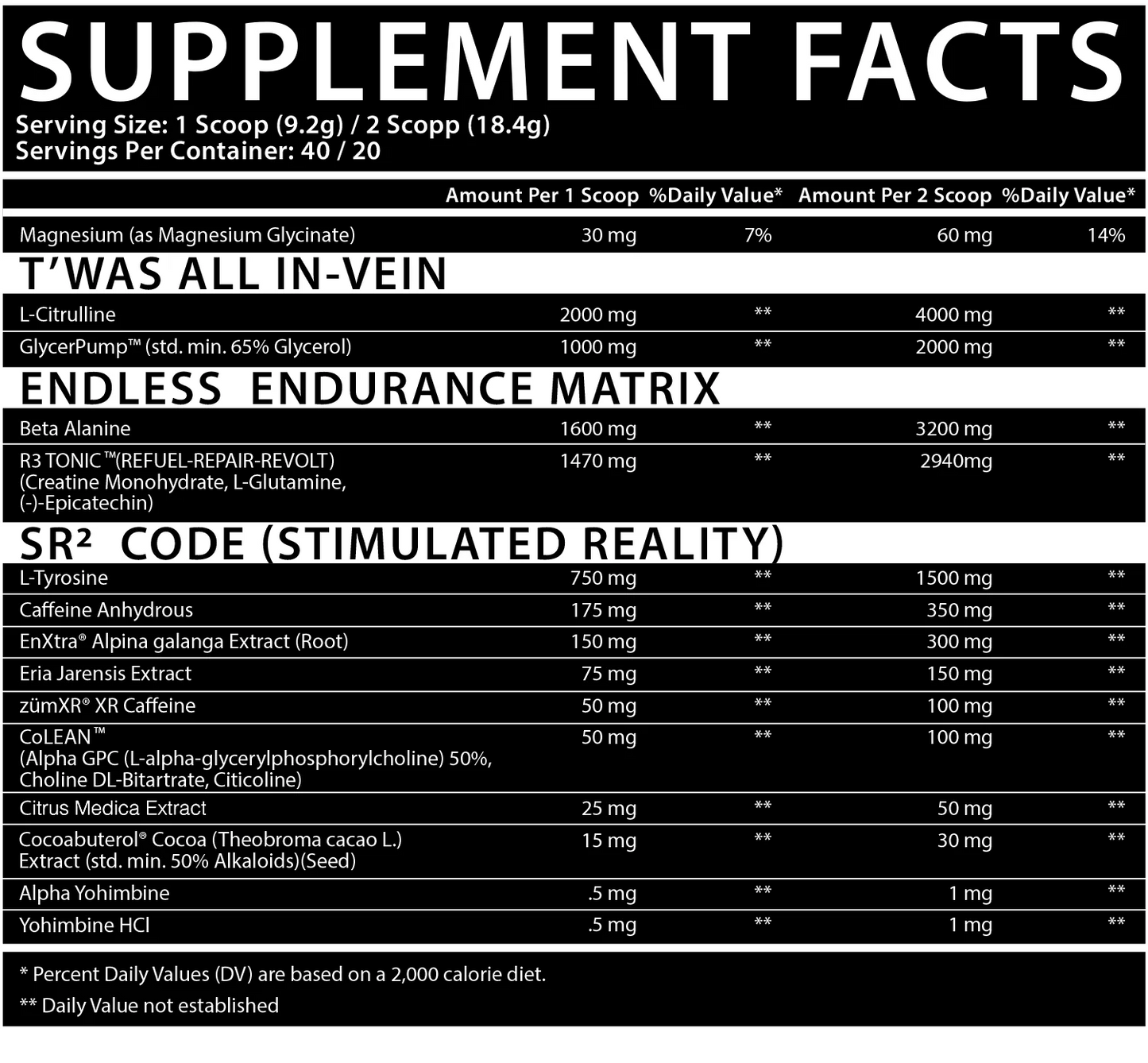 DVST8: of the Union Pre-Workout - Spacecitysupplements