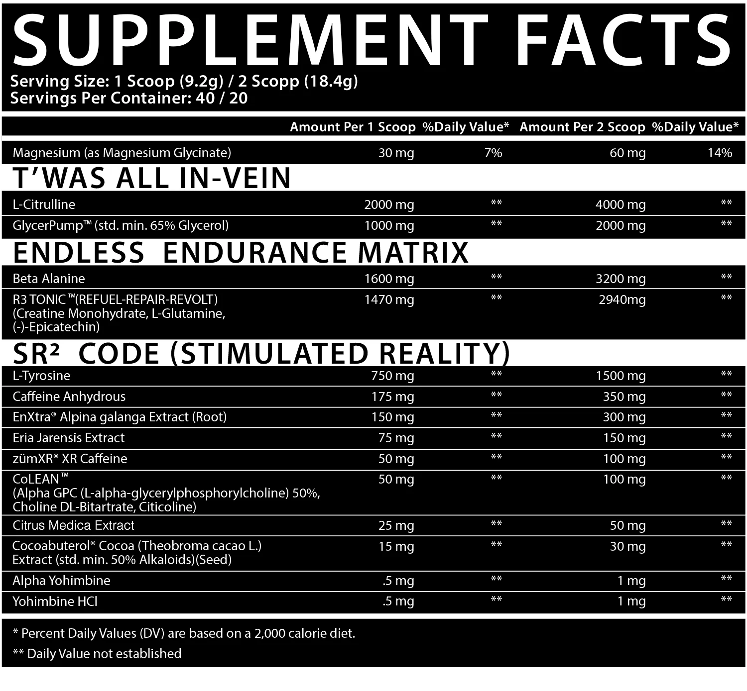 DVST8: of the Union Pre-Workout - Spacecitysupplements