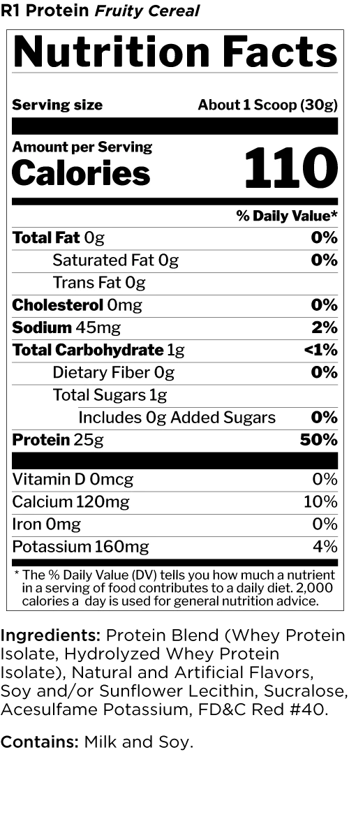 Rule 1 Protein: Isolate - Spacecitysupplements