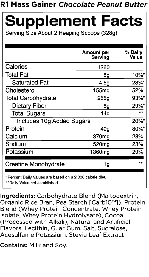 Rule 1: Mass Gainer - Spacecitysupplements