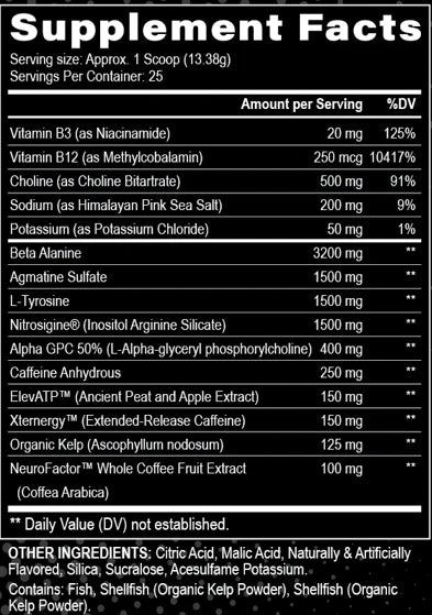 Villain: High-Stim Nootropic Pre-Workout - Spacecitysupplements