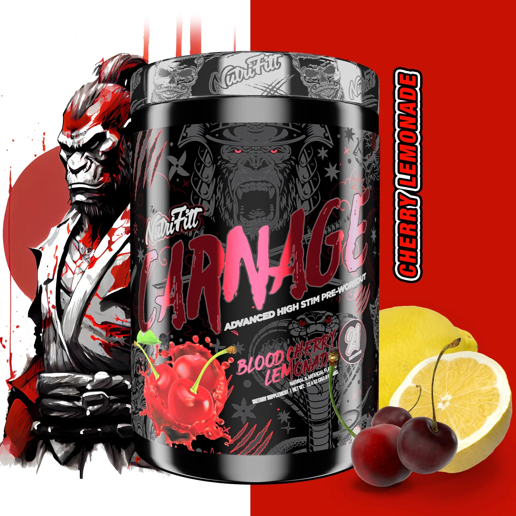 Carnage Advanced Pre-Workout - Spacecitysupplements