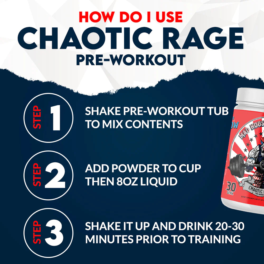 Chaotic Rage: Pre-Workout - Spacecitysupplements