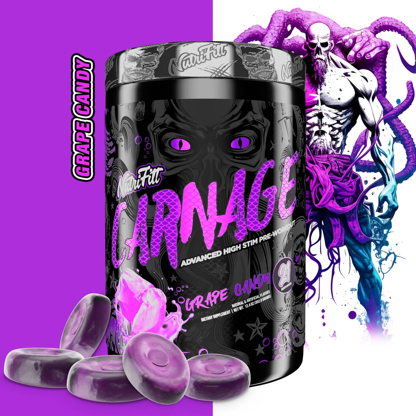 Carnage Advanced Pre-Workout - Spacecitysupplements