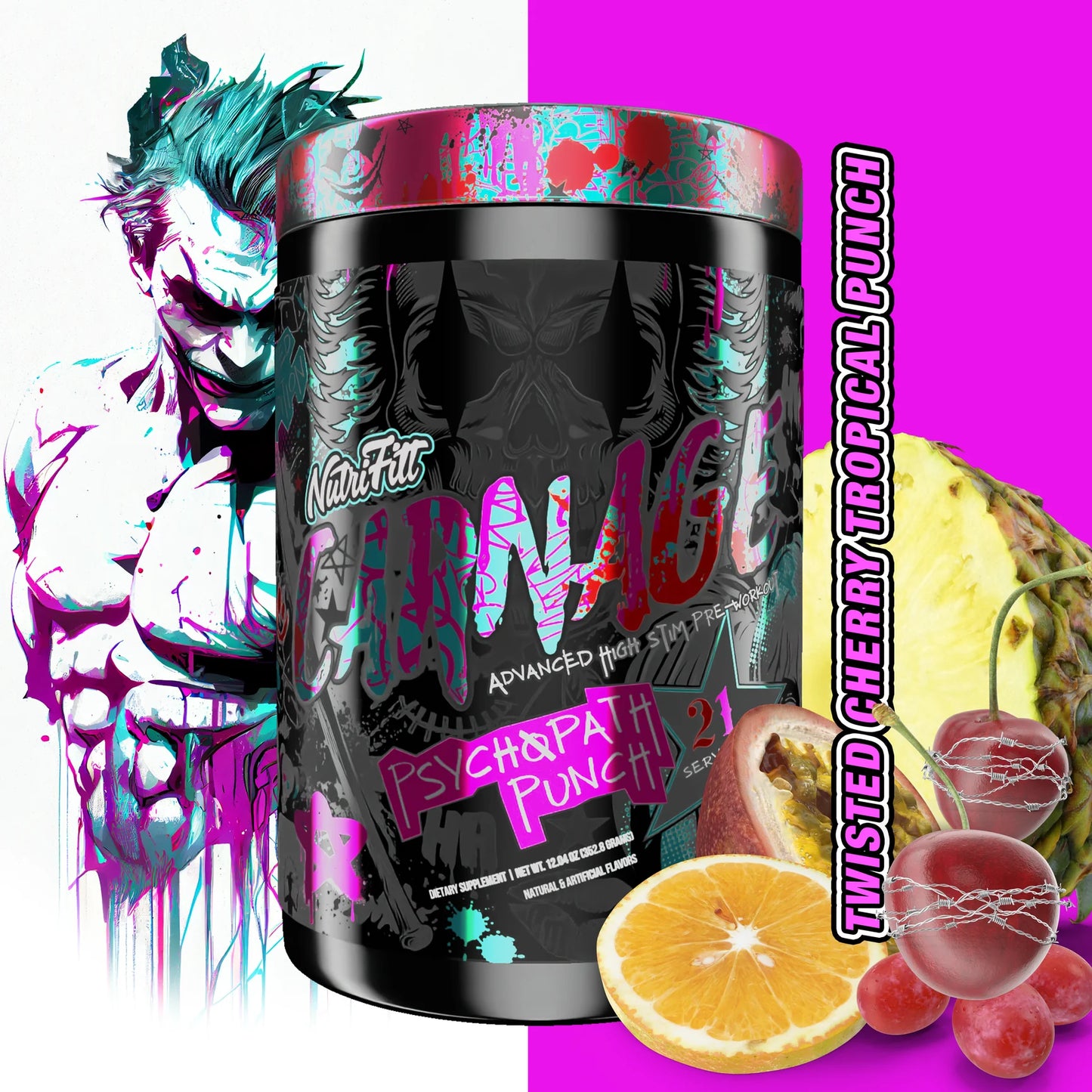 Carnage Advanced Pre-Workout - Spacecitysupplements