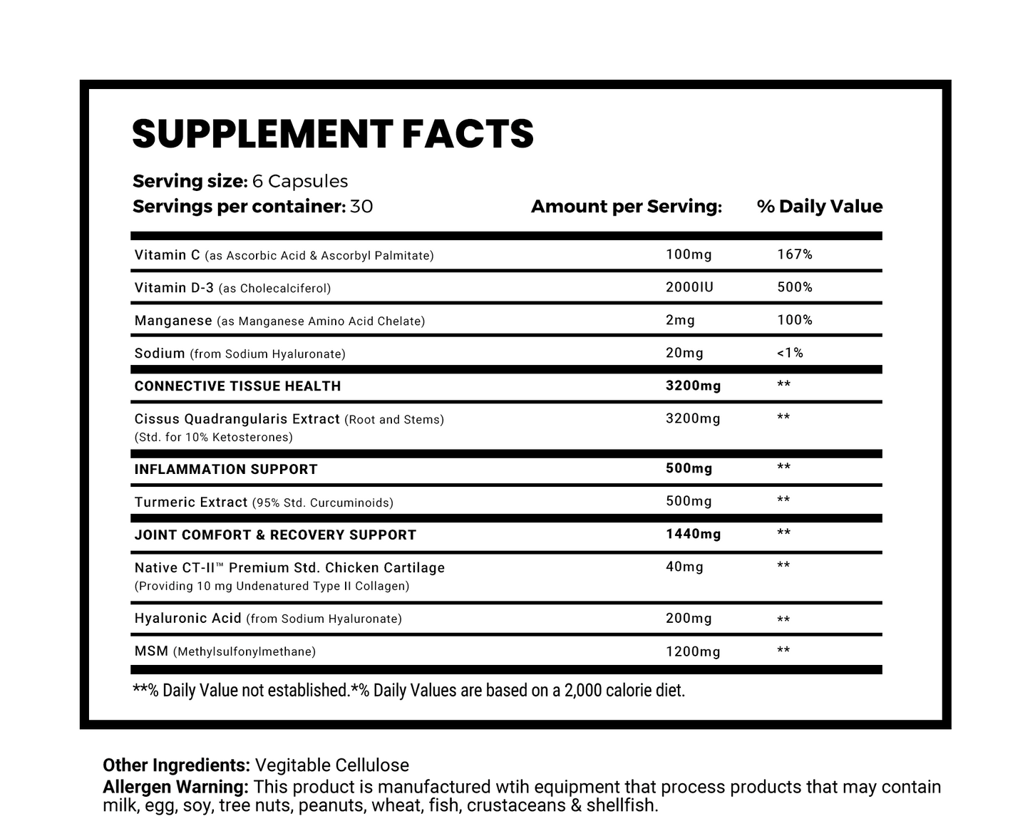 Joint Renew (180 Veg. Capsules) - Spacecitysupplements