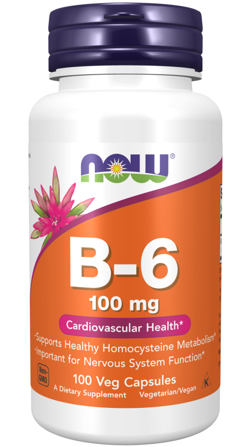 B-6 (100mg) - 100 Veg. Capsules - Spacecitysupplements