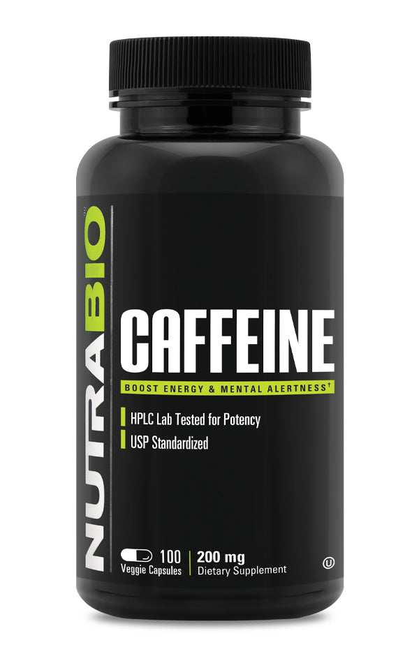 Caffeine (200mg) - 100 Veg. Capsules - Spacecitysupplements