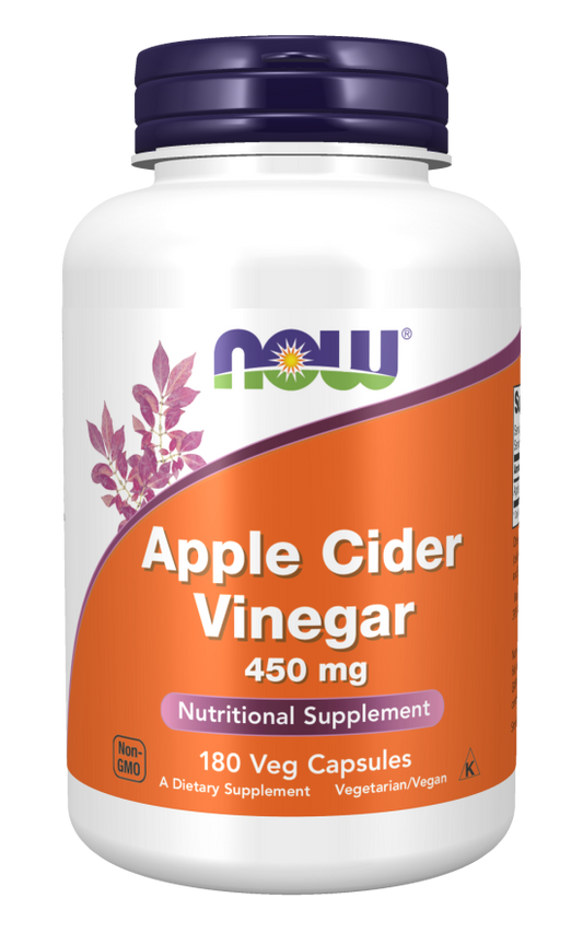 Apple Cider Vinegar (450 mg) - 180 Veg. Caps - Spacecitysupplements