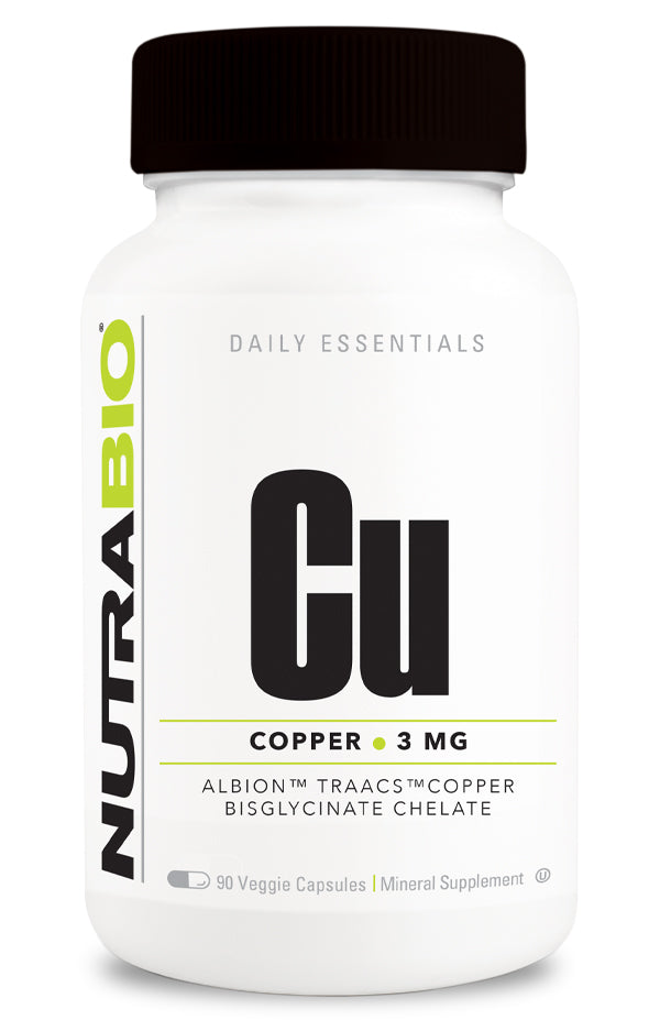 Cu (Copper) 3mg: 90 Capsules - Spacecitysupplements