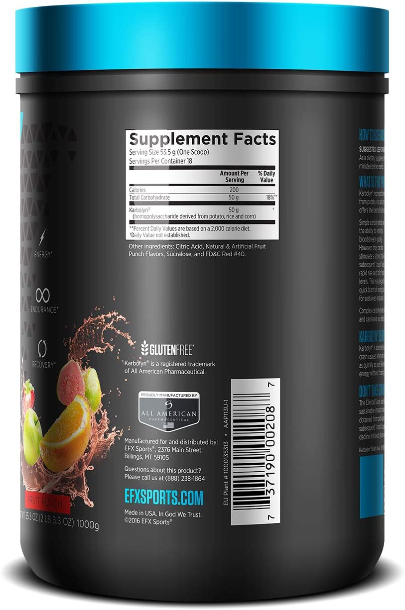 Karbolyn Fuel: Carbohydrates - Spacecitysupplements