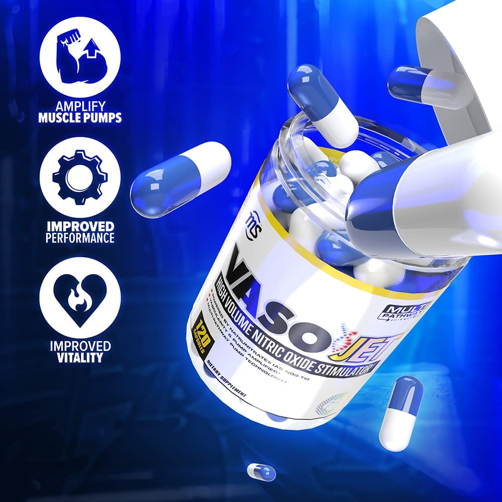 Vasojet: 120 Caps (Nitric Oxide Booster) - Spacecitysupplements