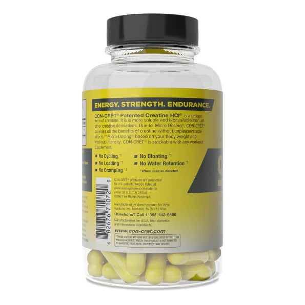 Con-Cret: Creatine HCL (72 Capsules) - Spacecitysupplements