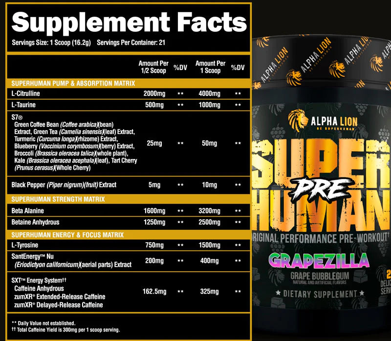 Super Human: Pre - Spacecitysupplements